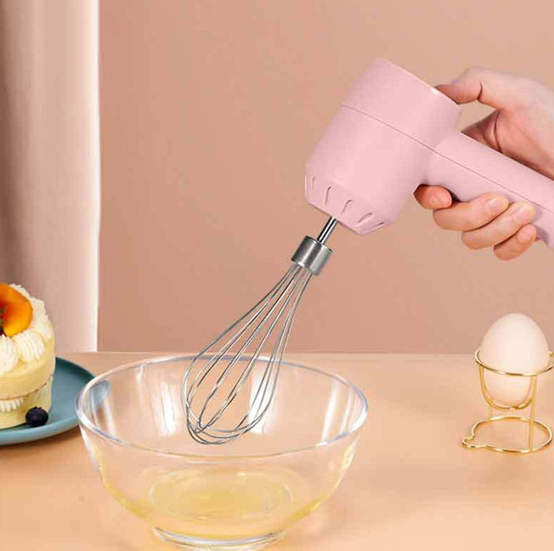Mini Electric Milk Frother – USB Rechargeable Hand Mixer