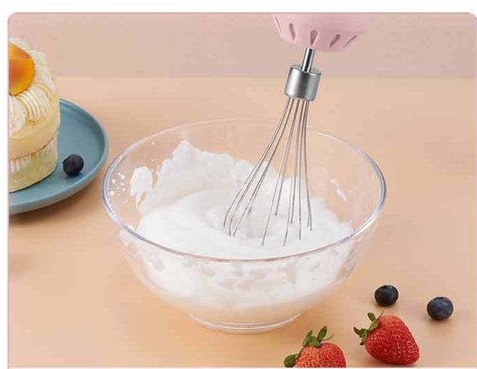 Mini Electric Milk Frother – USB Rechargeable Hand Mixer
