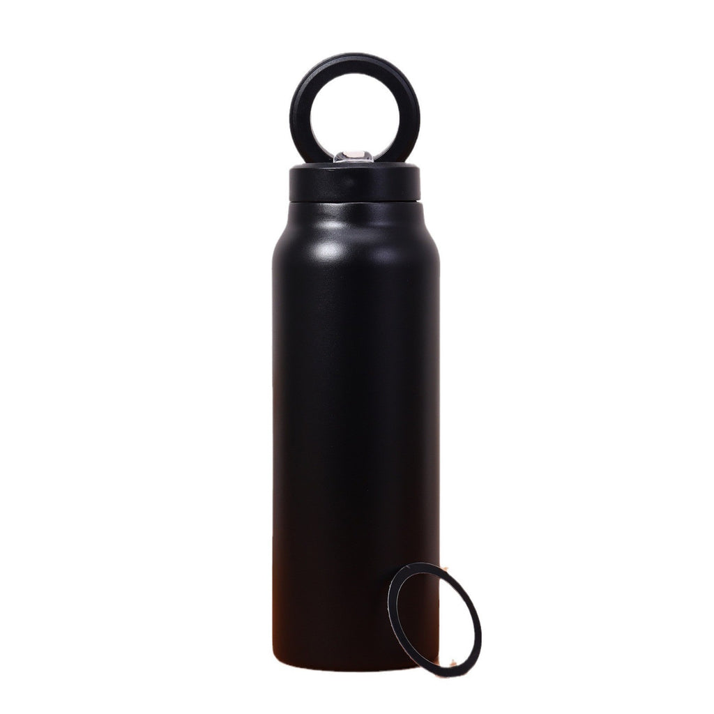 Magnetic Water Bottle with Phone Holder – Insulated Stainless Steel Cup