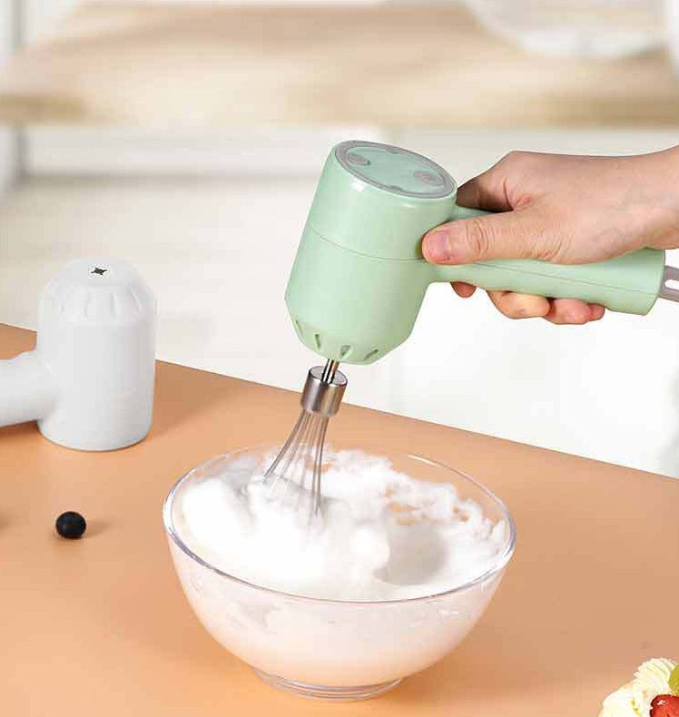 Mini Electric Milk Frother – USB Rechargeable Hand Mixer