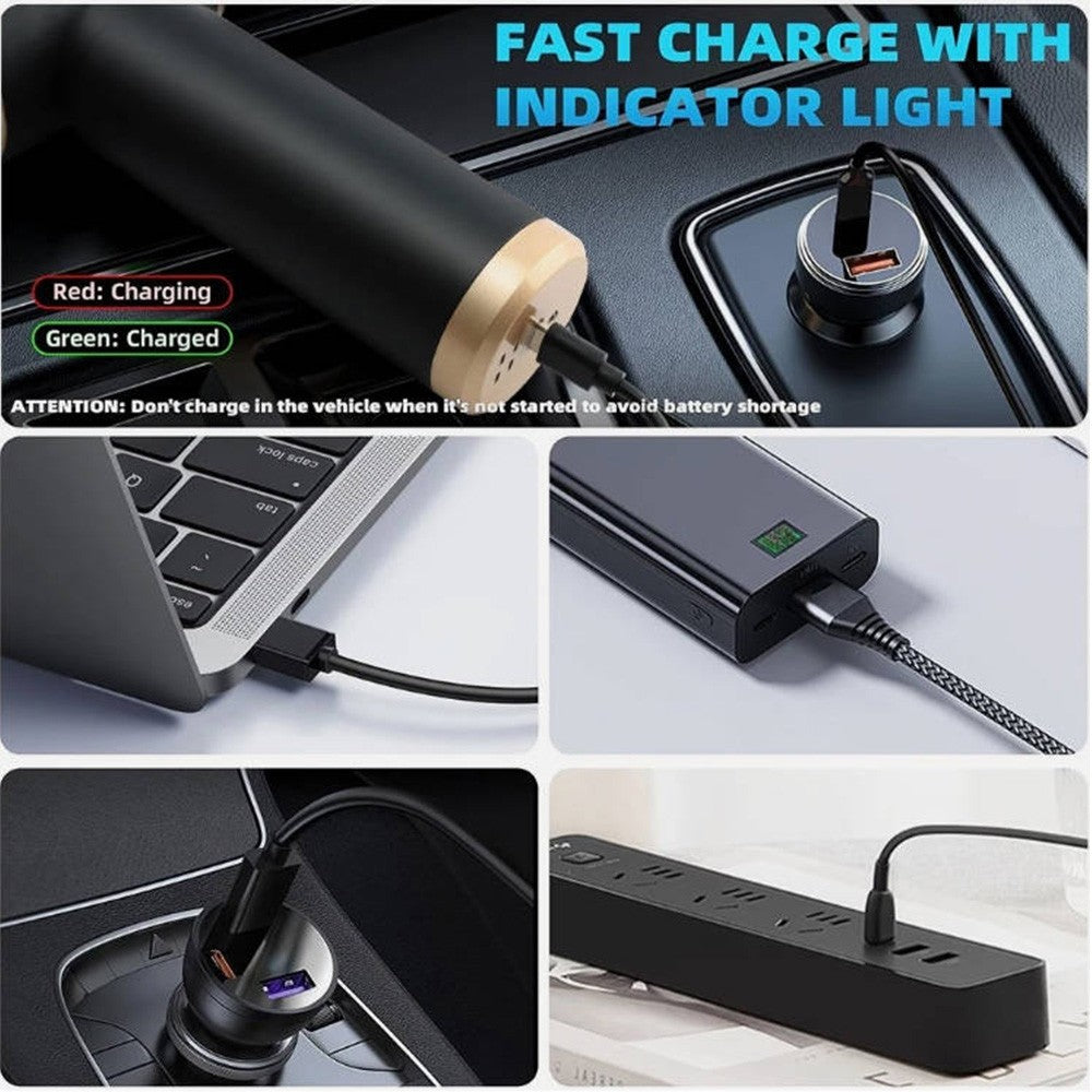 Support Pan European：4in1 13000Pa Cordless Mini Handheld Vacuum Cleaner Wet & Dry Battery Car Office Home DE